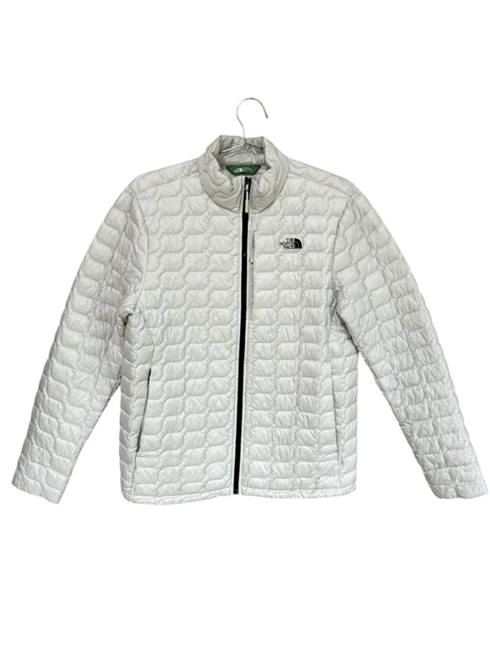 The North Face Men’s ThermoBall Eco Jacket in White, Size Medium